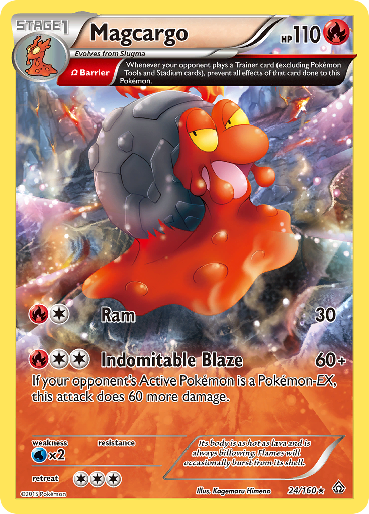 Magcargo (24/160) [XY: Primal Clash] | Exor Games Bridgewater