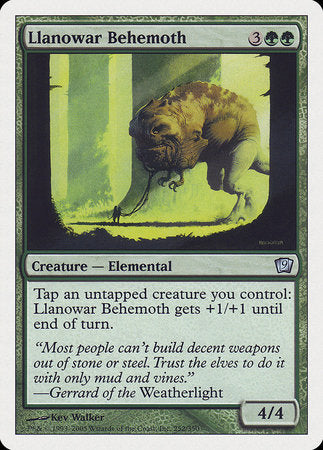 Llanowar Behemoth [Ninth Edition] | Exor Games Bridgewater
