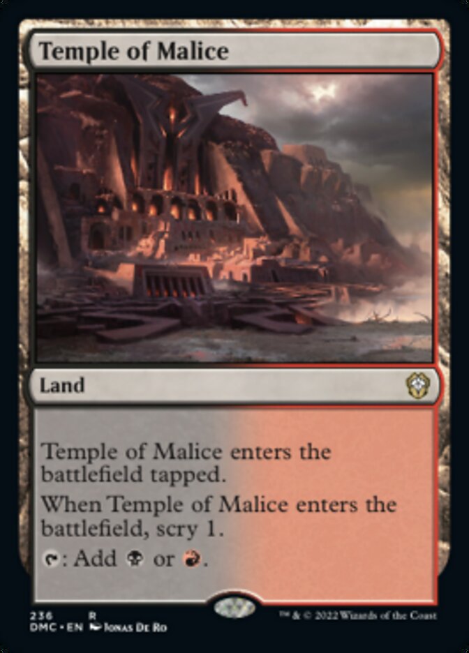 Temple of Malice [Dominaria United Commander] | Exor Games Bridgewater