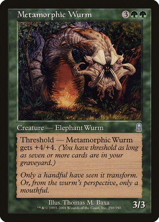 Metamorphic Wurm [Odyssey] | Exor Games Bridgewater