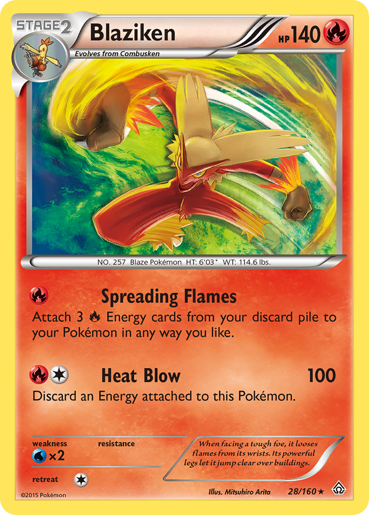 Blaziken (28/160) [XY: Primal Clash] | Exor Games Bridgewater