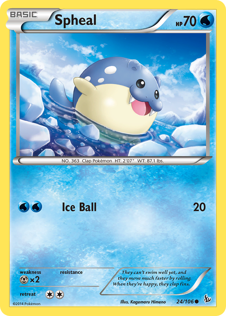 Spheal (24/106) [XY: Flashfire] | Exor Games Bridgewater