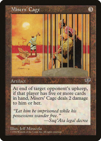 Misers' Cage [Mirage] | Exor Games Bridgewater