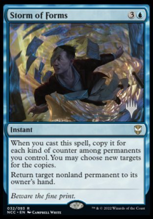 Storm of Forms (Promo Pack) [Streets of New Capenna Commander Promos] | Exor Games Bridgewater