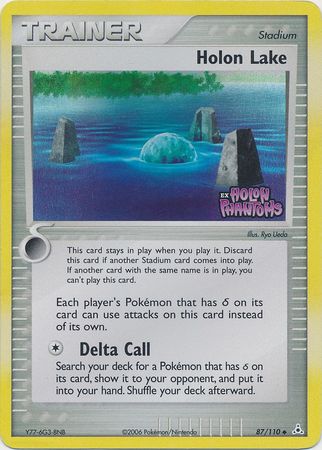 Holon Lake (87/110) (Stamped) [EX: Holon Phantoms] | Exor Games Bridgewater