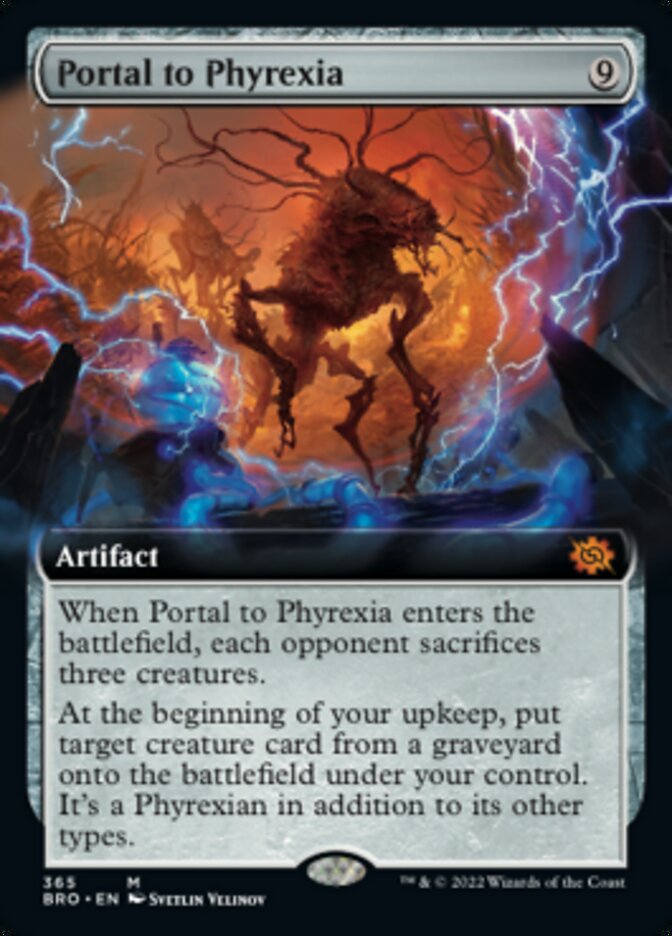 Portal to Phyrexia (Extended Art) [The Brothers' War] | Exor Games Bridgewater