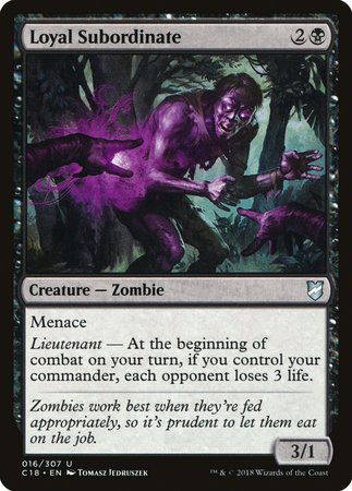 Loyal Subordinate [Commander 2018] | Exor Games Bridgewater