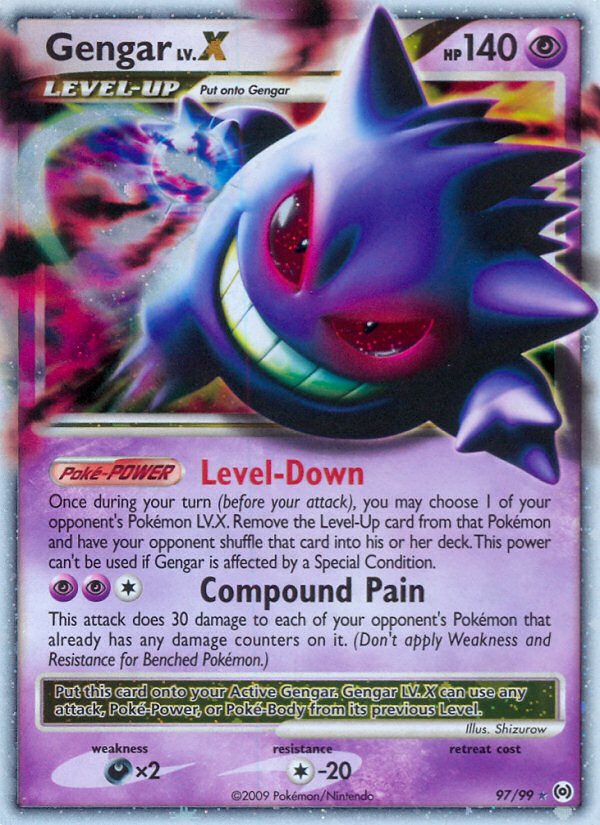 Gengar LV.X (97/99) [Platinum: Arceus] | Exor Games Bridgewater