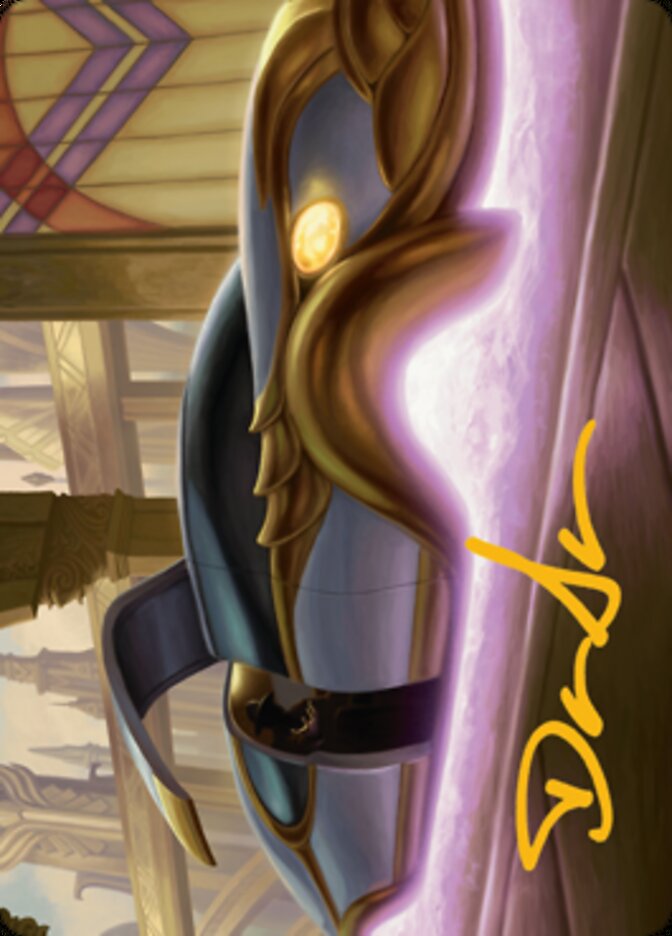 Mysterious Limousine Art Card (Gold-Stamped Signature) [Streets of New Capenna Art Series] | Exor Games Bridgewater