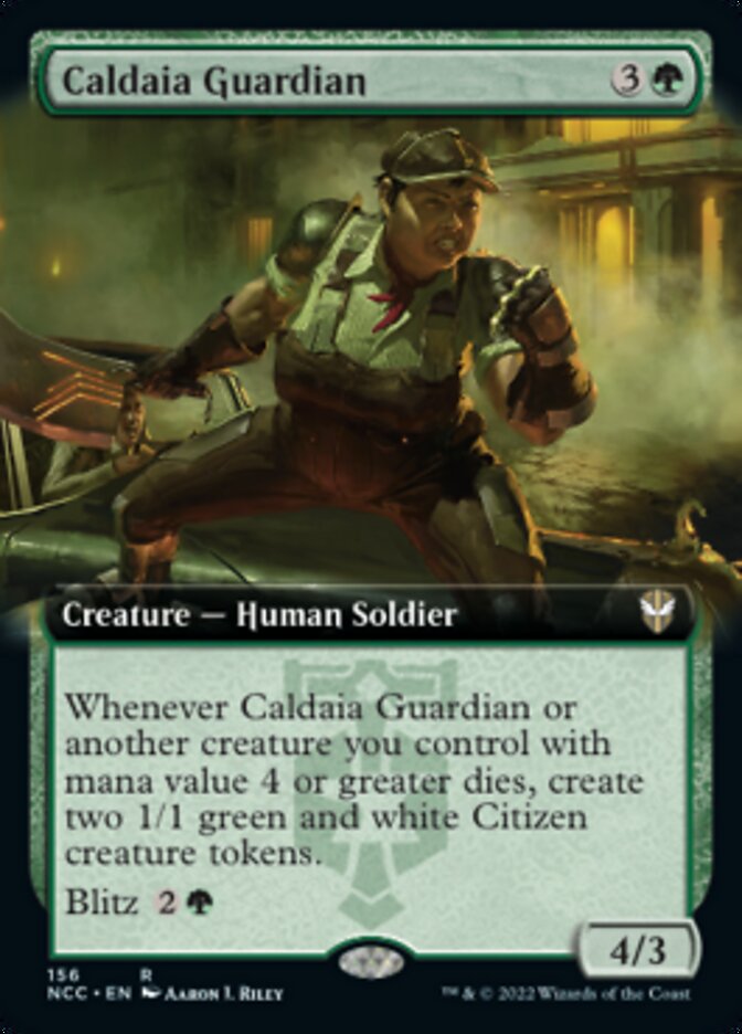 Caldaia Guardian (Extended Art) [Streets of New Capenna Commander] | Exor Games Bridgewater