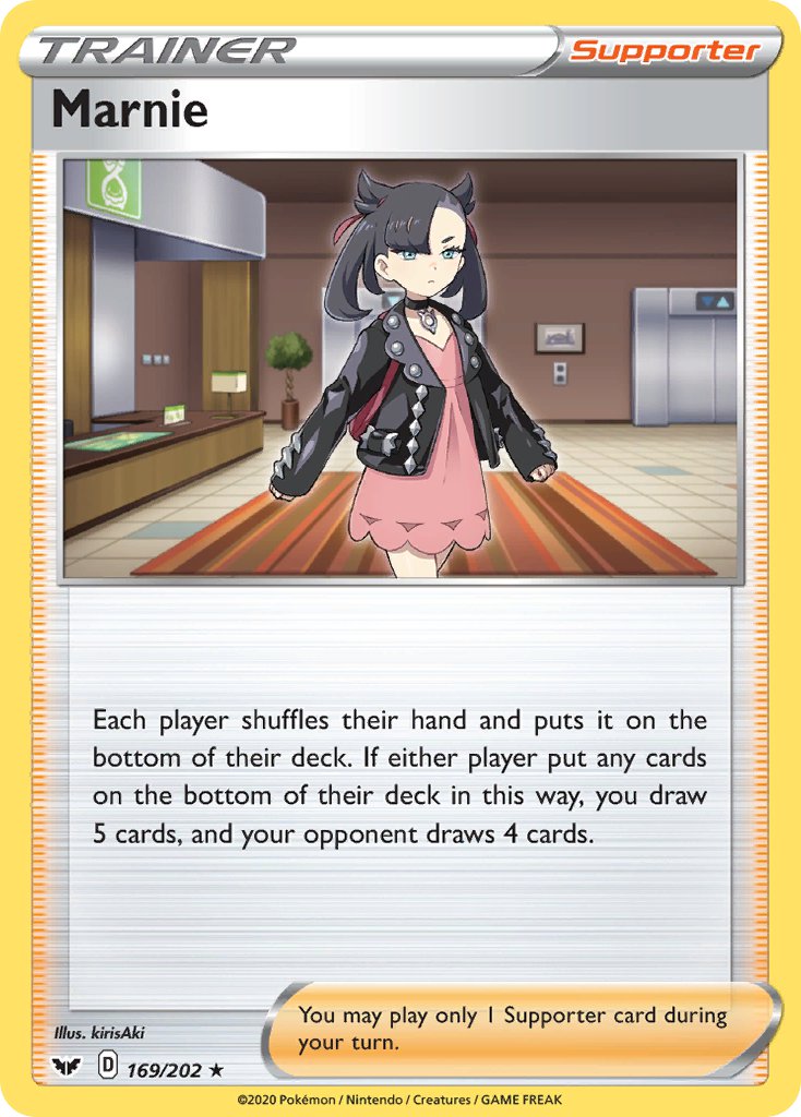 Marnie (169/202) (Theme Deck Exclusive) [Sword & Shield: Base Set] | Exor Games Bridgewater