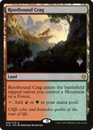 Rootbound Crag [Ixalan Promos] | Exor Games Bridgewater