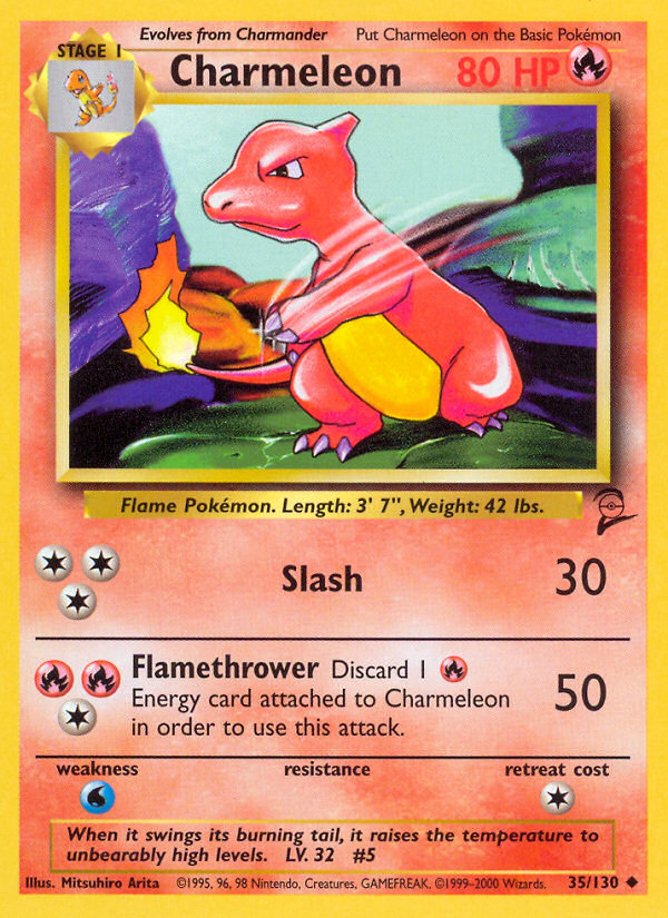 Charmeleon (35/130) [Base Set 2] | Exor Games Bridgewater