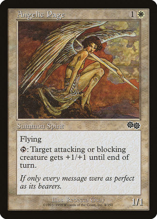 Angelic Page [Urza's Saga] | Exor Games Bridgewater