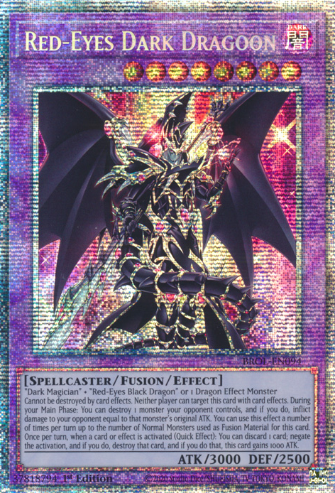 Red-Eyes Dark Dragoon [BROL-EN094] Starlight Rare | Exor Games Bridgewater