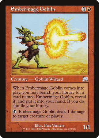 Embermage Goblin [Onslaught] | Exor Games Bridgewater