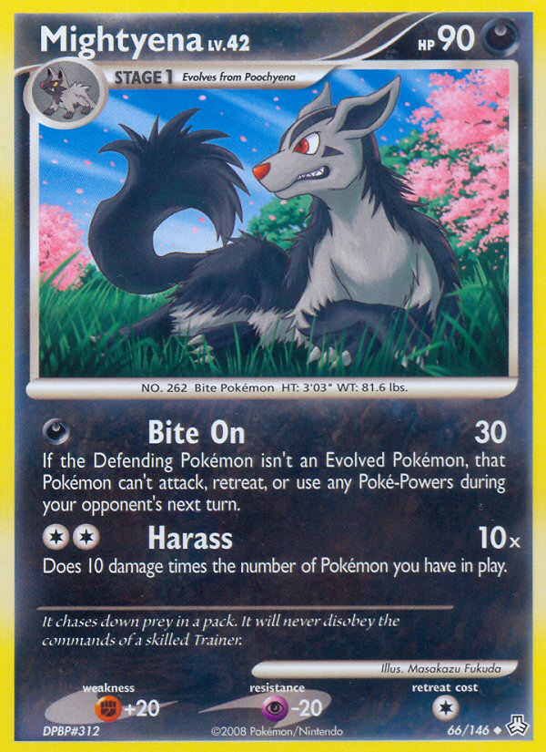 Mightyena (66/146) [Diamond & Pearl: Legends Awakened] | Exor Games Bridgewater