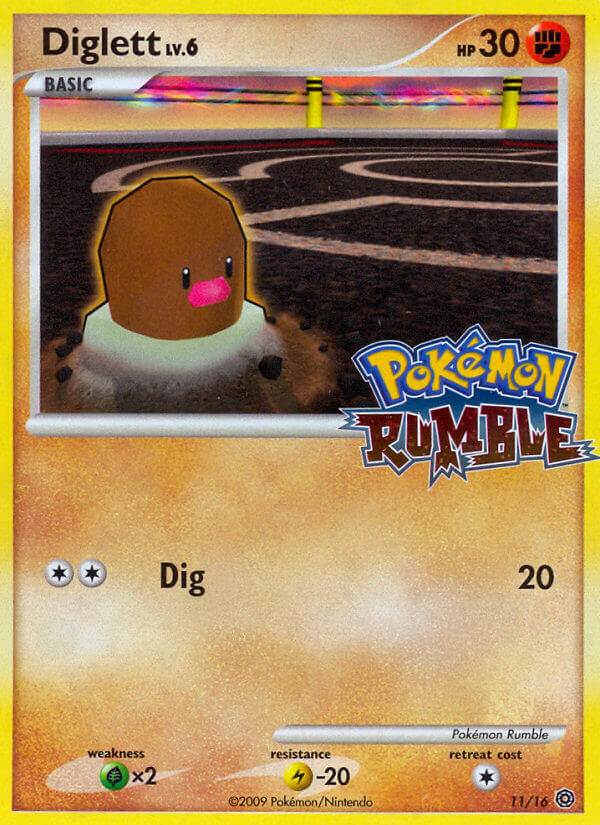 Diglett (11/16) [Pokémon Rumble] | Exor Games Bridgewater