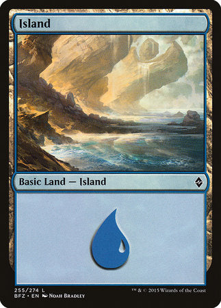 Island (255) [Battle for Zendikar] | Exor Games Bridgewater