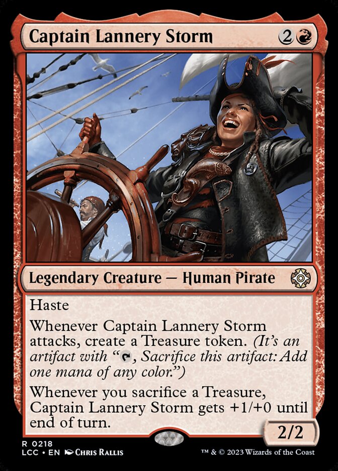 Captain Lannery Storm [The Lost Caverns of Ixalan Commander] | Exor Games Bridgewater