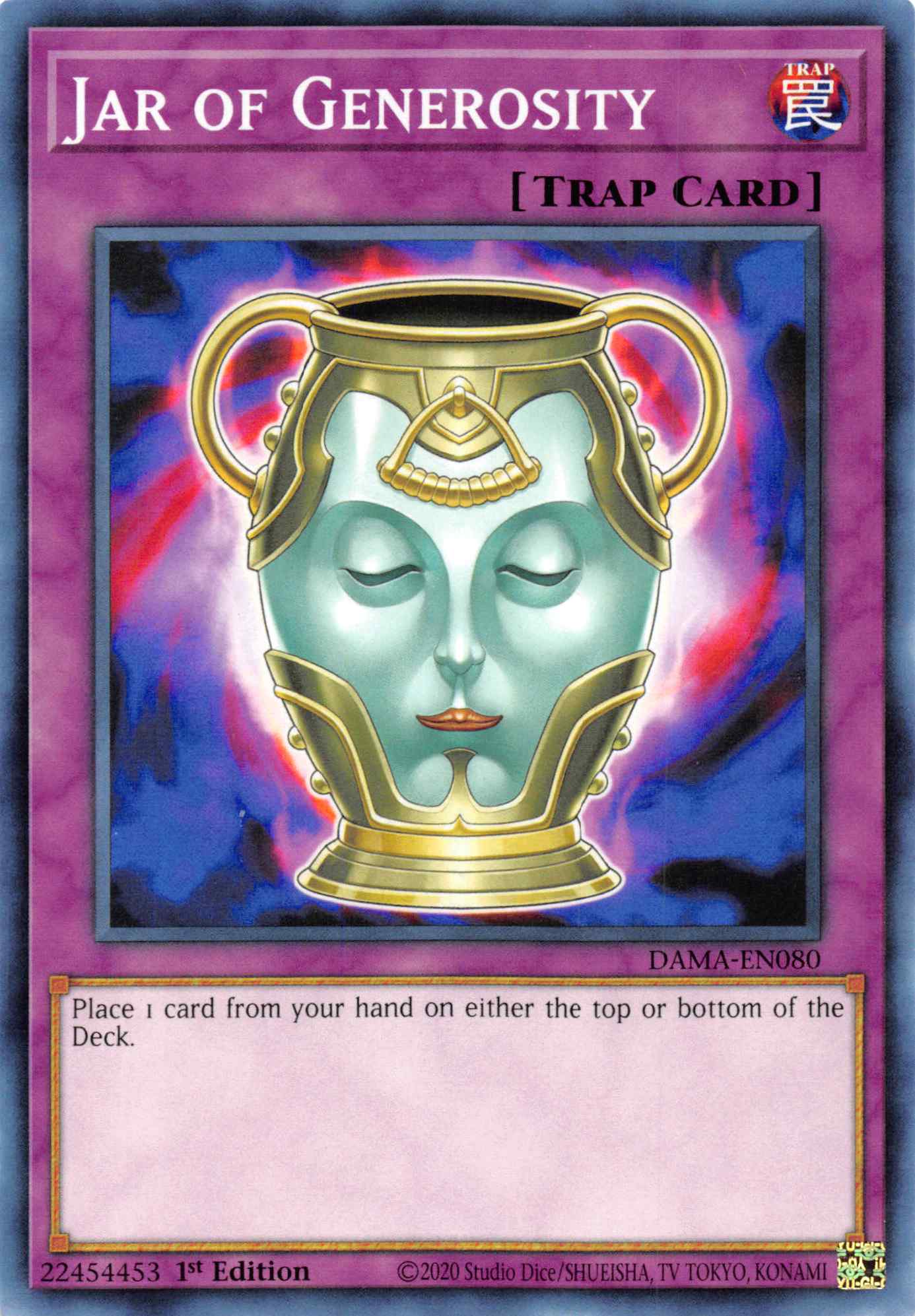 Jar of Generosity [DAMA-EN080] Common | Exor Games Bridgewater