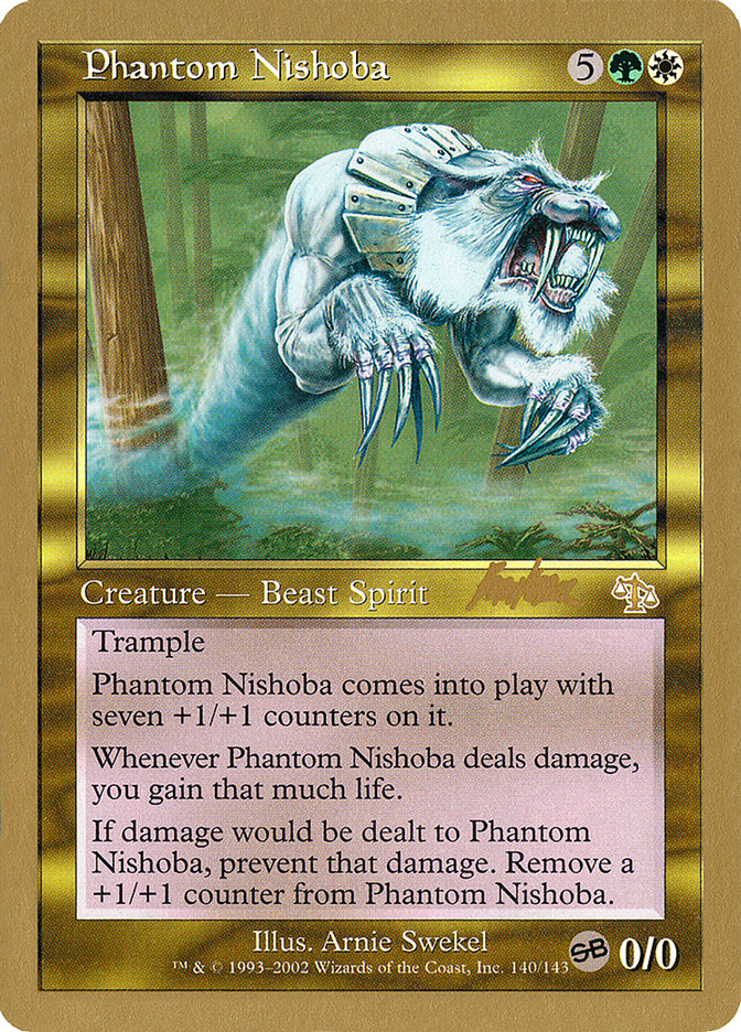 Phantom Nishoba (Brian Kibler) (SB) [World Championship Decks 2002] | Exor Games Bridgewater