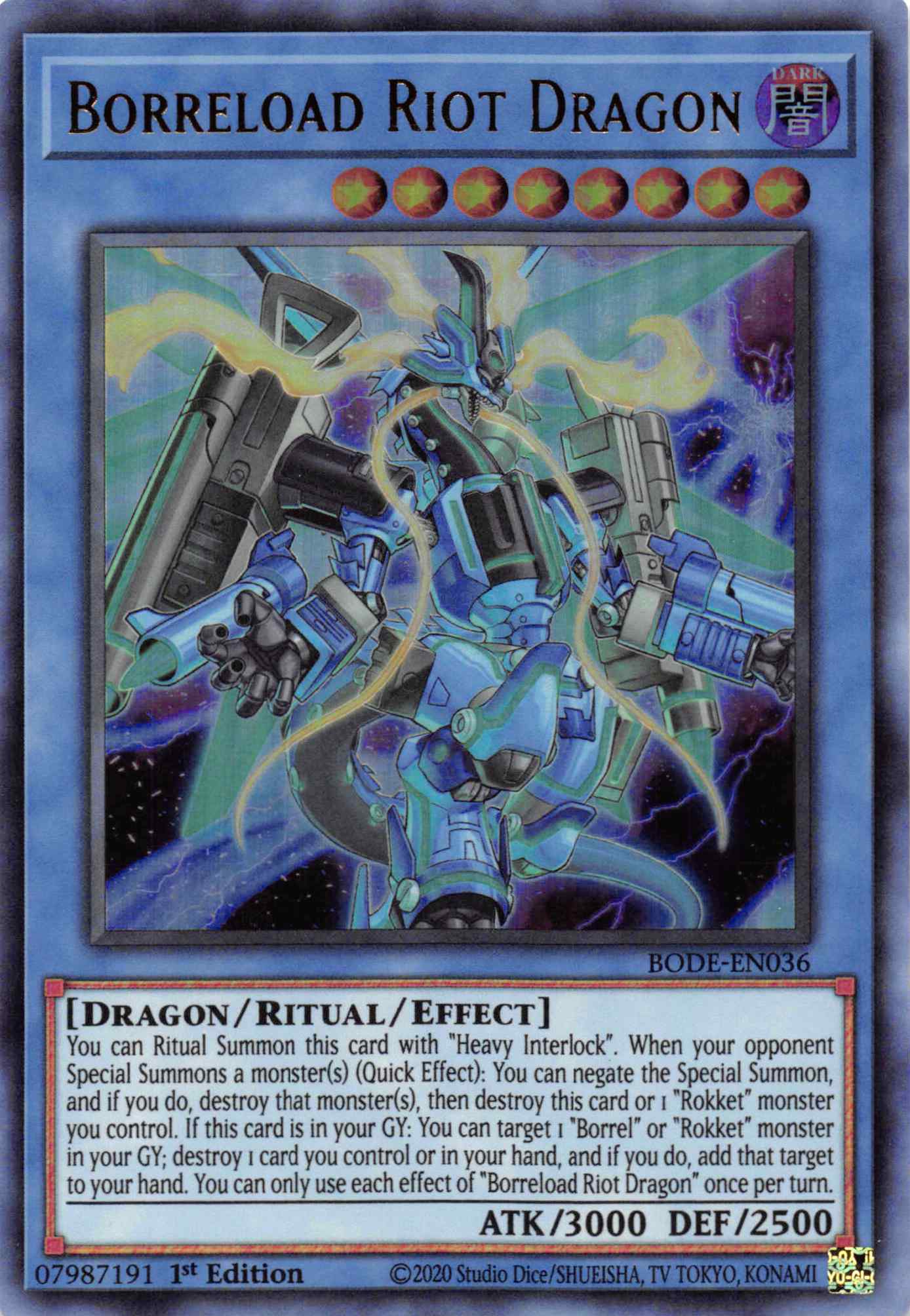 Borreload Riot Dragon [BODE-EN036] Ultra Rare | Exor Games Bridgewater