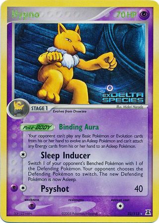 Hypno (23/113) (Stamped) [EX: Delta Species] | Exor Games Bridgewater