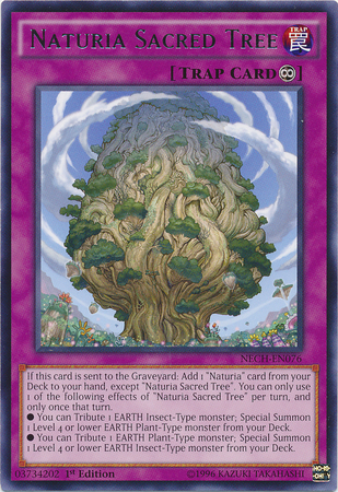 Naturia Sacred Tree [NECH-EN076] Rare | Exor Games Bridgewater