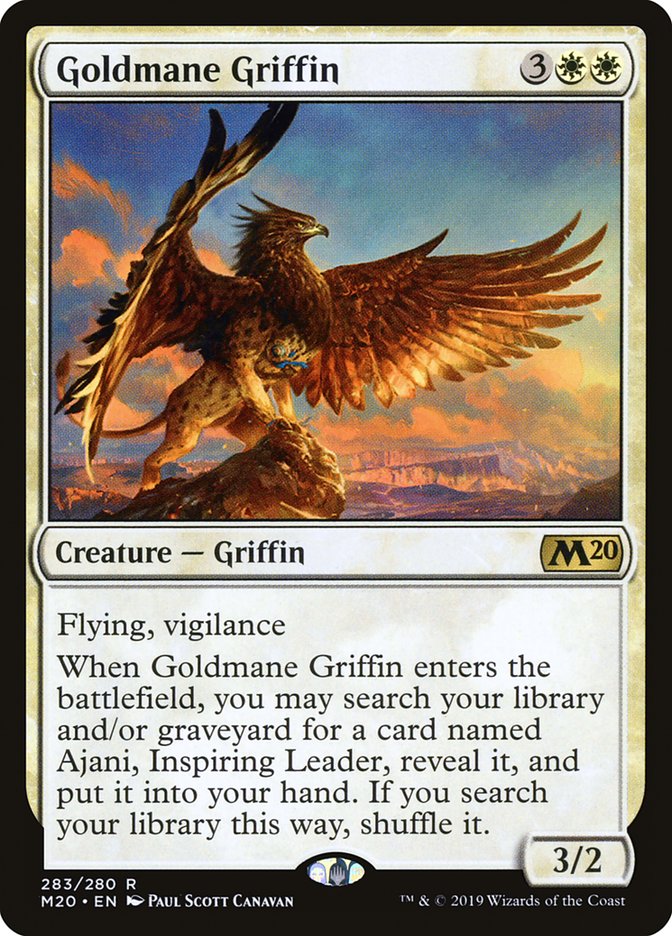 Goldmane Griffin [Core Set 2020] | Exor Games Bridgewater