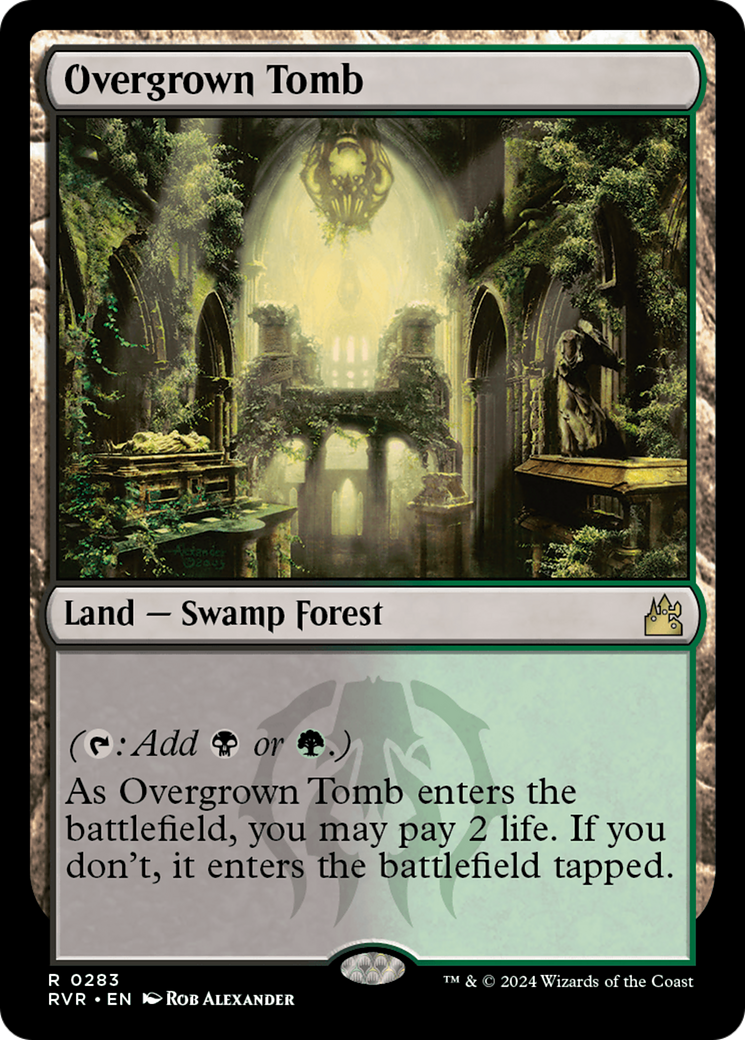 Overgrown Tomb [Ravnica Remastered] | Exor Games Bridgewater