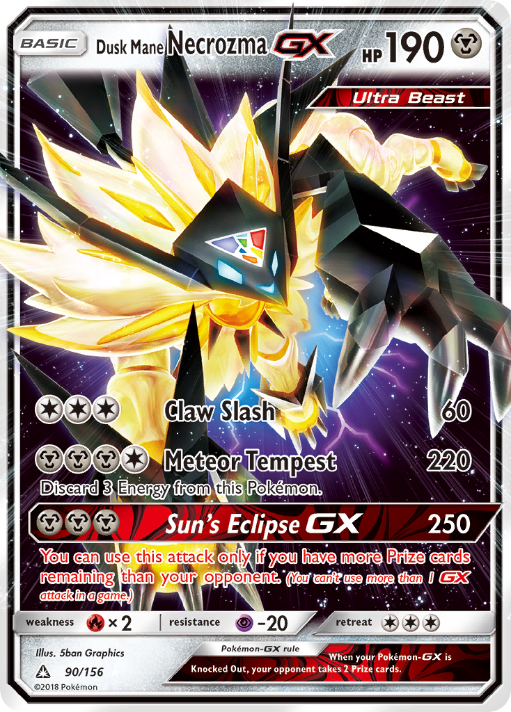 Dusk Mane Necrozma GX (90/156) [Sun & Moon: Ultra Prism] | Exor Games Bridgewater