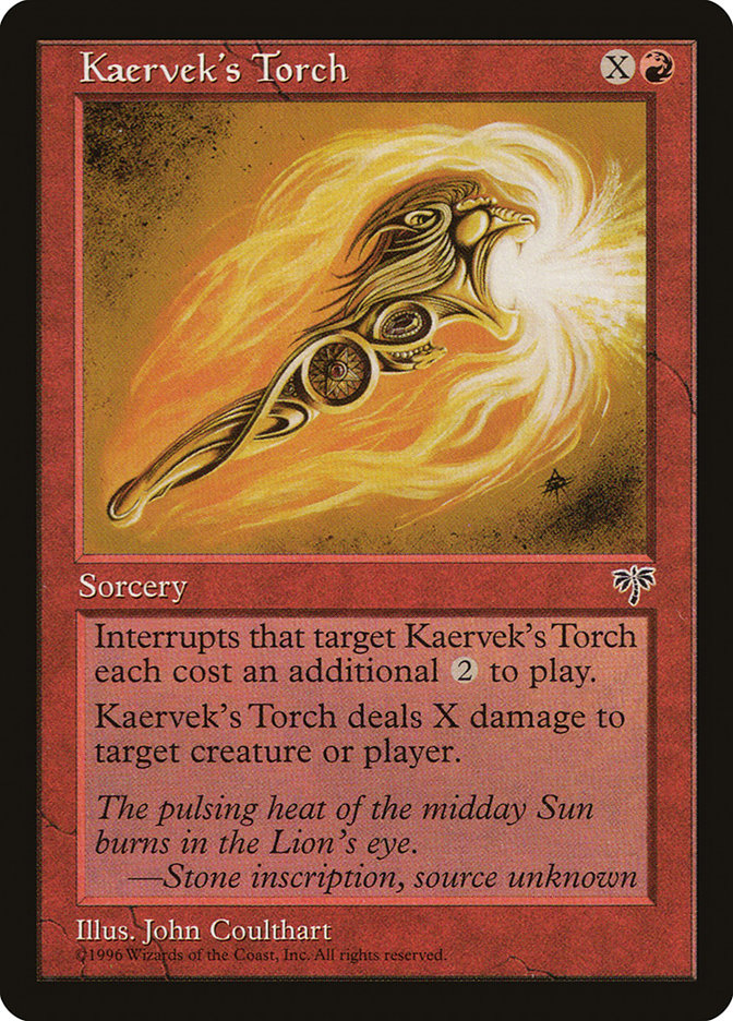 Kaervek's Torch [Mirage] | Exor Games Bridgewater