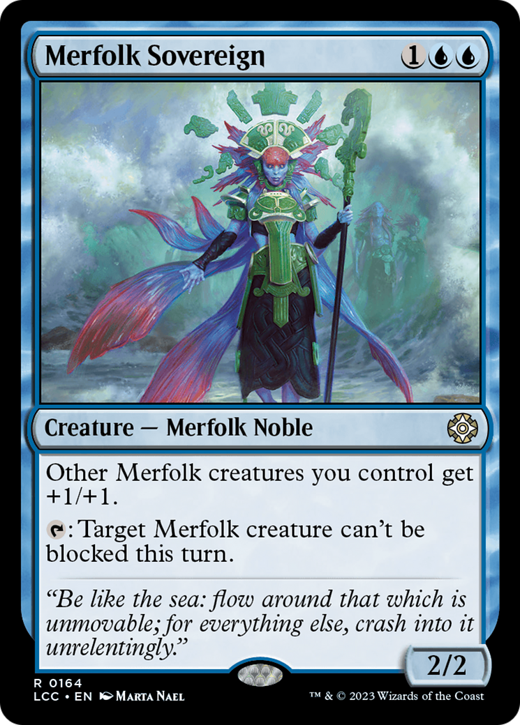 Merfolk Sovereign [The Lost Caverns of Ixalan Commander] | Exor Games Bridgewater