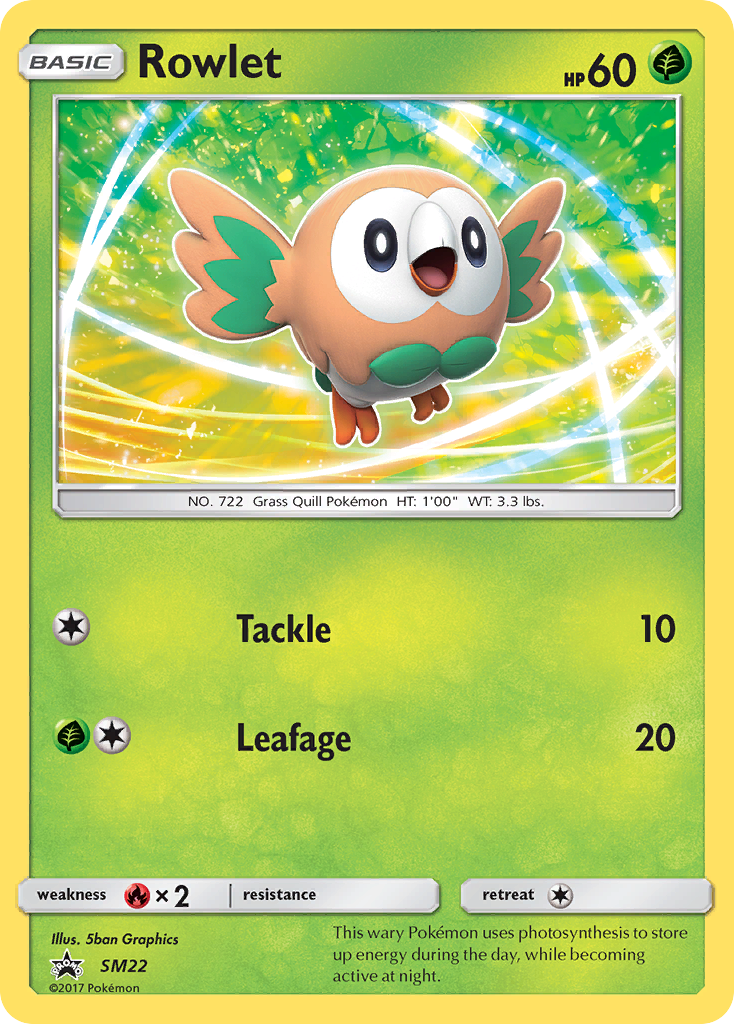 Rowlet (SM22) [Sun & Moon: Black Star Promos] | Exor Games Bridgewater