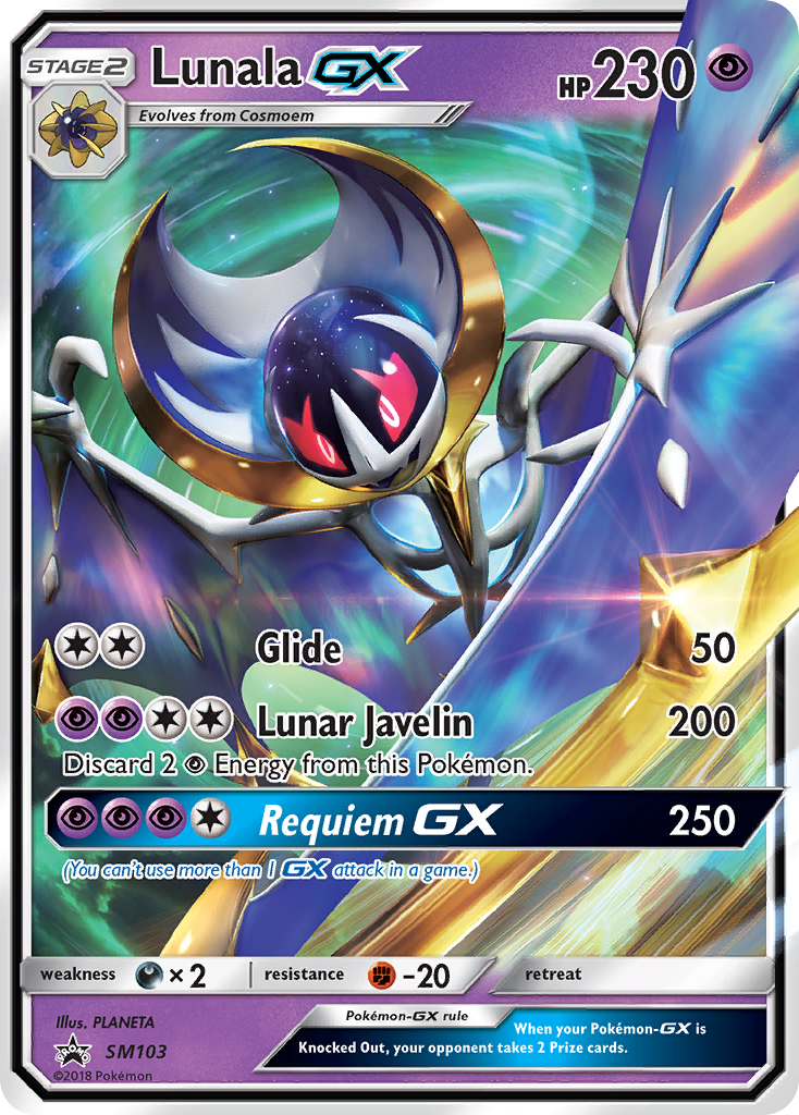 Lunala GX (SM103) [Sun & Moon: Black Star Promos] | Exor Games Bridgewater