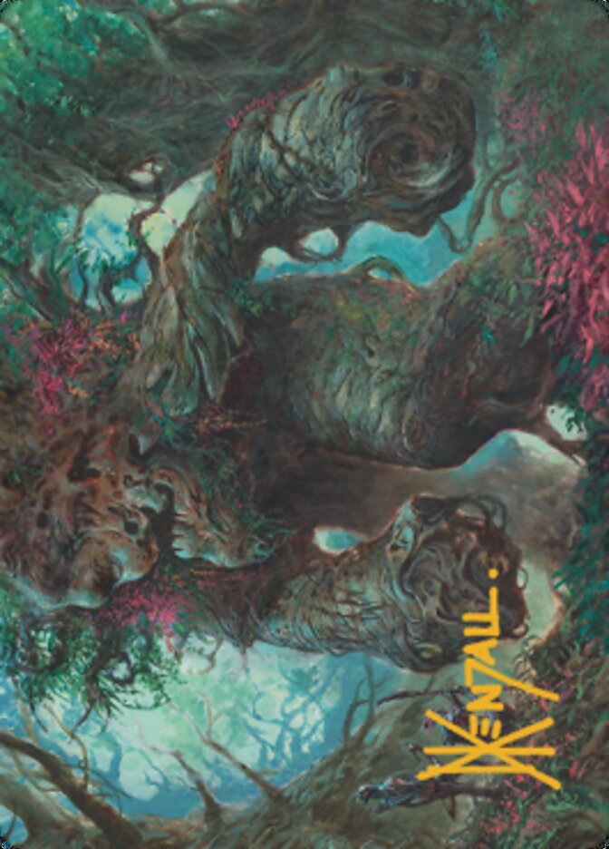 Magnigoth Sentry Art Card (Gold-Stamped Signature) [Dominaria United Art Series] | Exor Games Bridgewater