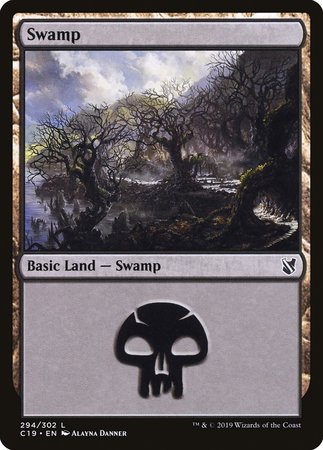 Swamp (294) [Commander 2019] | Exor Games Bridgewater