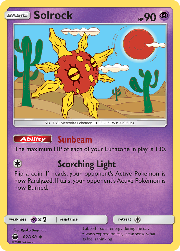 Solrock (62/168) [Sun & Moon: Celestial Storm] | Exor Games Bridgewater