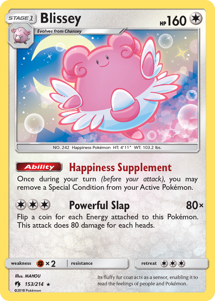 Blissey (153/214) [Sun & Moon: Lost Thunder] | Exor Games Bridgewater