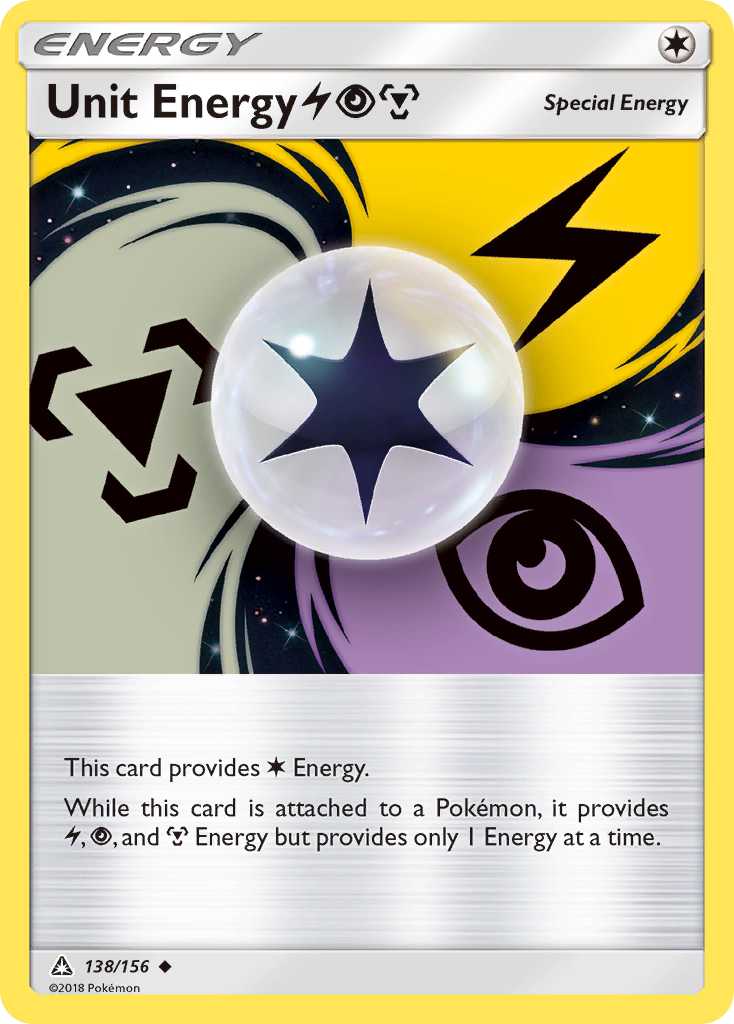 Unit Energy (138/156) (Lightning, Psychic, Metal) [Sun & Moon: Ultra Prism] | Exor Games Bridgewater