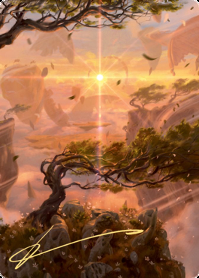 Windswept Heath Art Card (Gold-Stamped Signature) [Zendikar Rising Art Series] | Exor Games Bridgewater