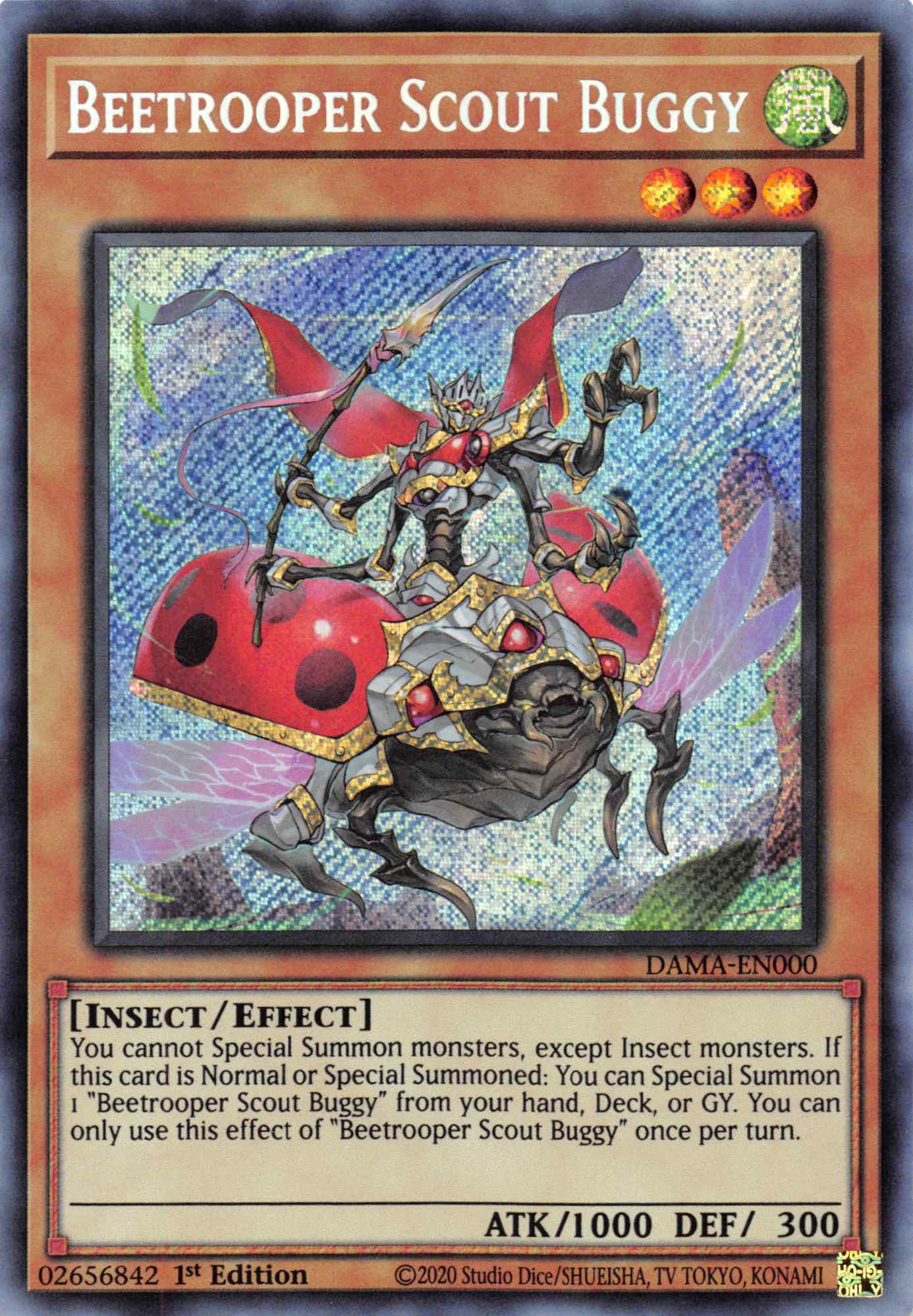 Beetrooper Scout Buggy [DAMA-EN000] Secret Rare | Exor Games Bridgewater