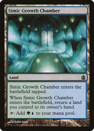 Simic Growth Chamber [Commander 2011] | Exor Games Bridgewater