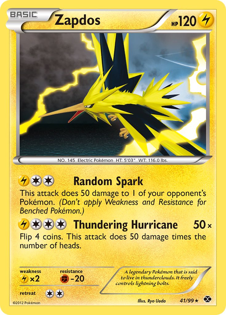 Zapdos (41/99) (Blister Exclusive) [Black & White: Next Destinies] | Exor Games Bridgewater