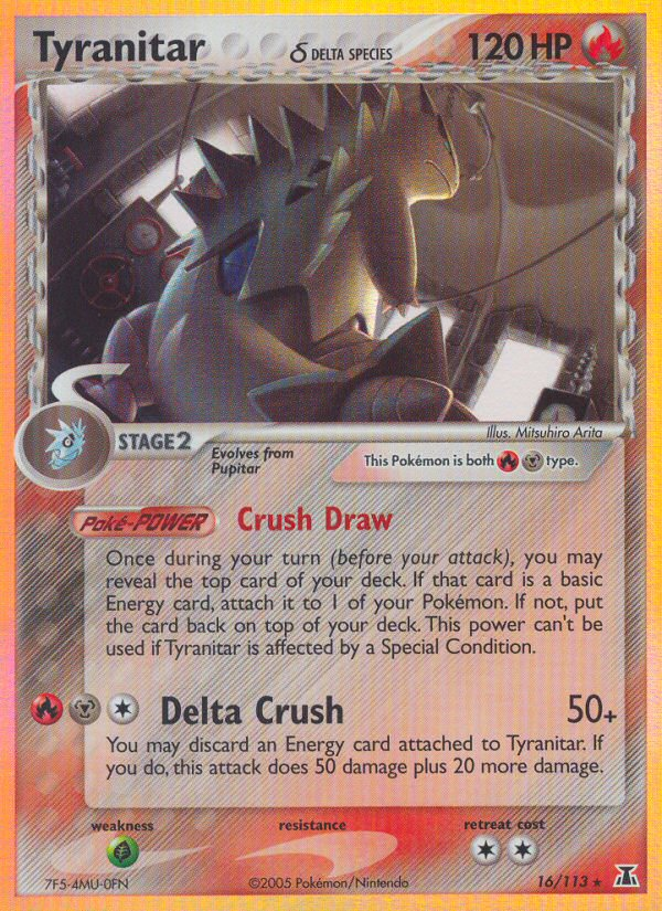 Tyranitar (16/113) (Delta Species) [EX: Delta Species] | Exor Games Bridgewater