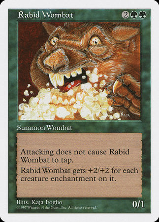 Rabid Wombat [Fifth Edition] | Exor Games Bridgewater