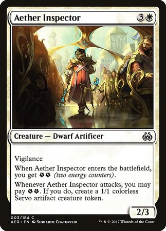 Aether Inspector [Aether Revolt] | Exor Games Bridgewater