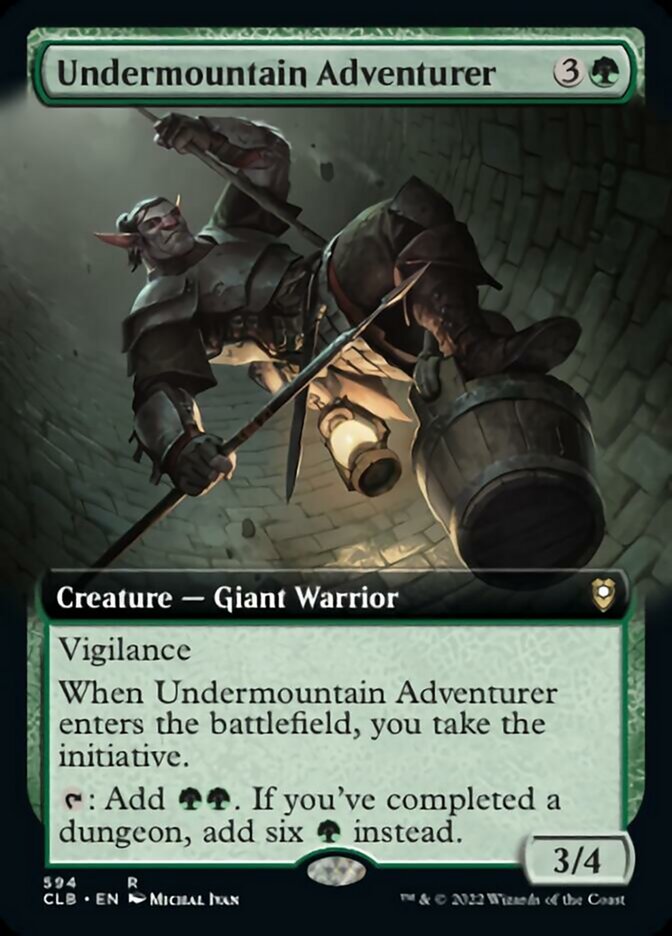 Undermountain Adventurer (Extended Art) [Commander Legends: Battle for Baldur's Gate] | Exor Games Bridgewater