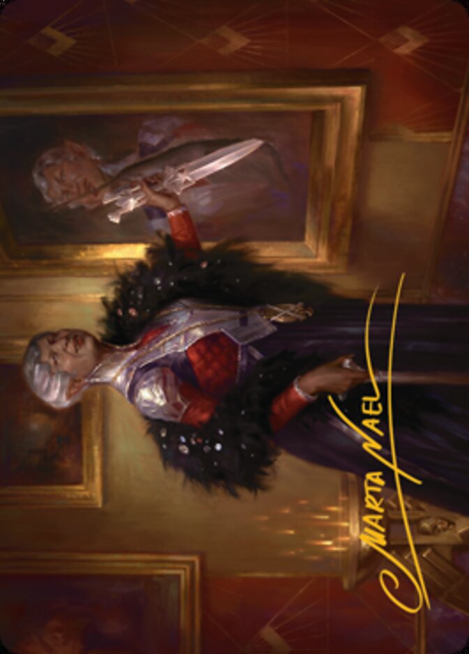 Evelyn, the Covetous Art Card (Gold-Stamped Signature) [Streets of New Capenna Art Series] | Exor Games Bridgewater